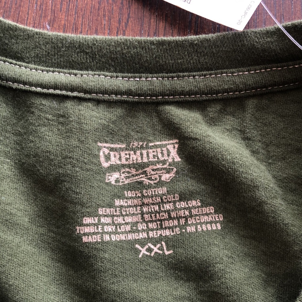 Cremieux Rifle green 1971 graphic tee shirt - Picture 3 of 3